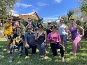 Vino Vinyasa at Fall Creek Vineyards at Driftwood