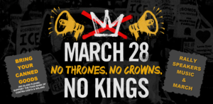 No Kings 3: Rally, Food Drive & March