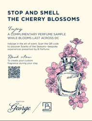 Blossoms & Blends with B Parfums and Kimpton George Hotel