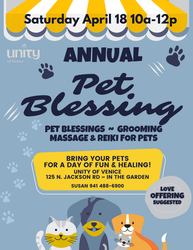 UNITY OF VENICE PET BLESSING