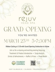 Grand Opening & Ribbon Cutting of Rejuv Head Spa