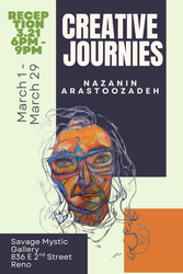 Creative Journies Art Reception with Nazanin Arastoozadeh
