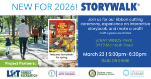 New for 2026! Storywalk® at Stray Winds Park