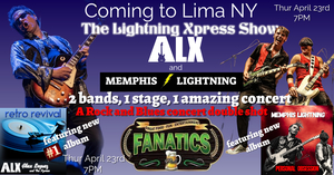 Blues Rock Double New Albums Alex Lopez and Memphis Lightning