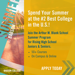 High School Summer Program at Babson – Apply Now