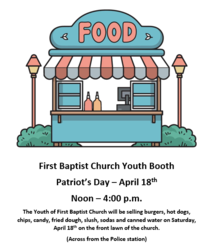 First Baptist Church Youth Booth