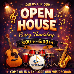 Explore Riverdale Music Academy at Weekly Open House
