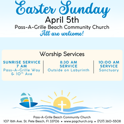 Easter Sunday at Pass-A-Grille Beach Community Church