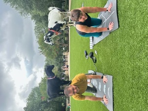 Goat Yoga at Hyatt Regency Hill Country Resort and Villas