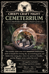 Creepy Craft Night | Cemeterrium