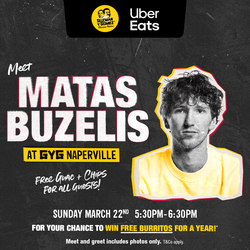 Meet NBA Star Matas Buzelis at Guzman y Gomez Naperville