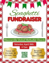 Monroeville United Methodist Church Spaghetti Dinner & Silent Auction