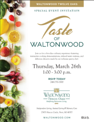 Taste of Waltonwood | Waltonwood Twelve Oaks