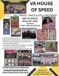 Tryouts for VA House of Speed