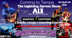 Blues Rock Double Shot Alex Lopez and Memphis lightning