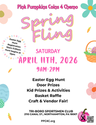 Pink Pumpkins Coins 4 Chemo Spring Fling Egg...Stravaganza