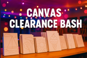 "Canvas Clearance Bash!" In-Studio Party!