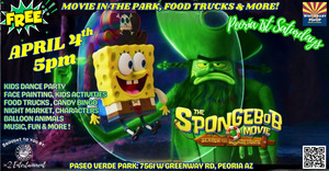 FREE Peoria Movie in the Park, Food Trucks & MORE-Sat April 4th