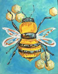 "Buzzing Kaleidoscope" In-Studio Paint Party!