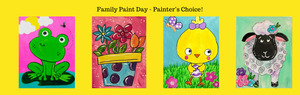 "Family Paint Day" In-Studio Paint Party!