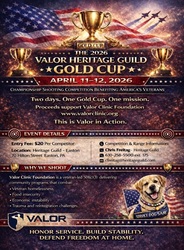 The 2026 VALOR Heritage Guild Gold Cup - From Service to Stability - April 11th & 12th, 2026