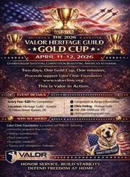 The 2026 VALOR Heritage Guild Gold Cup - From Service to Stability - April 11th & 12th, 2026