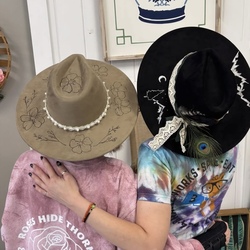 Hat Branding with AR Workshop at Blue Ox – Art Walk Edition!