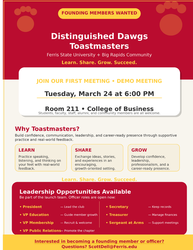 Toastmasters Organization and Demonstration Meeting