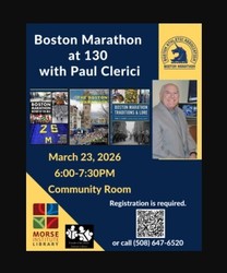 "Boston Marathon at 130" author talk by Paul Clerici