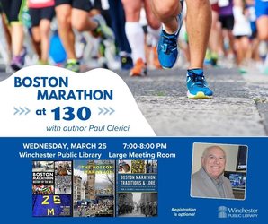"Boston Marathon at 130" author talk by Paul Clerici