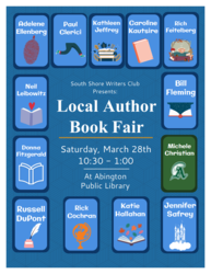 "Boston Marathon" book author Paul Clerici at South Shore Writers Club Local Author Book Fair