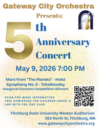 Gateway City Orchestra 5th Anniversary Concert