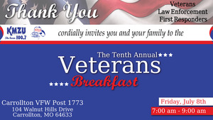*Veterans Breakfast-KMZU/KRLI