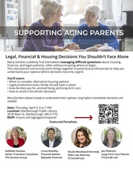 Helping Aging Parents: Legal, Financial & Housing Planning for Families