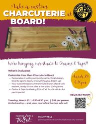 Charcuterie Boards with a Twist at Grains & Taps!