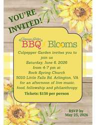 BBQ and Blooms Summer Bash