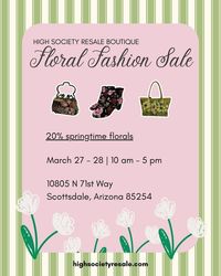 High Society's Floral Fashion Sale | Secondhand Designer & Luxury