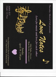 Love Notes by the Thursday Musical Club Women's Chorus