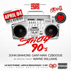 A Golden Era of House Music. A 90's House Music Day Party.