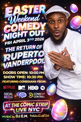 THANK FRIDAY ITS COMEDY - STAND UP SHOW - HOSTED BY RUPERTO VANDERPOOL