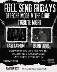 Depeche Mode & The Cure Live at Basecamp + Happy Hour + Late Night DJ