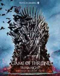 Game of Thrones Trivia Night