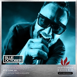 Blue October - The Foiled 20th Anniversary World Tour in NYC