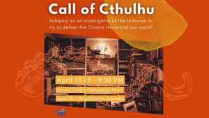 Call Of Cthulhu: Session Four (Registration Required)