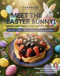 Celebrate Easter at Carnegie Diner & Cafe in Vienna on 4/5