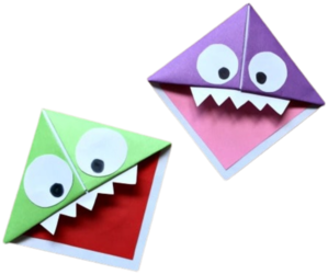 Crafting with Olivia: Monster Corner Bookmarks