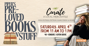 Piper's Pop Up Book Shop at Aspen Grove