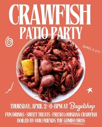 Bagelshop and The Gumbo Bros Present: Crawfish Patio Party