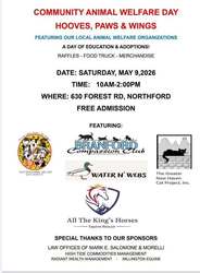 Community Animal Welfare Day - Hooves, Paws & Wings