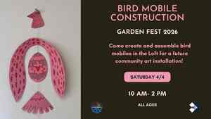 Bird Mobile Construction (Garden Fest)